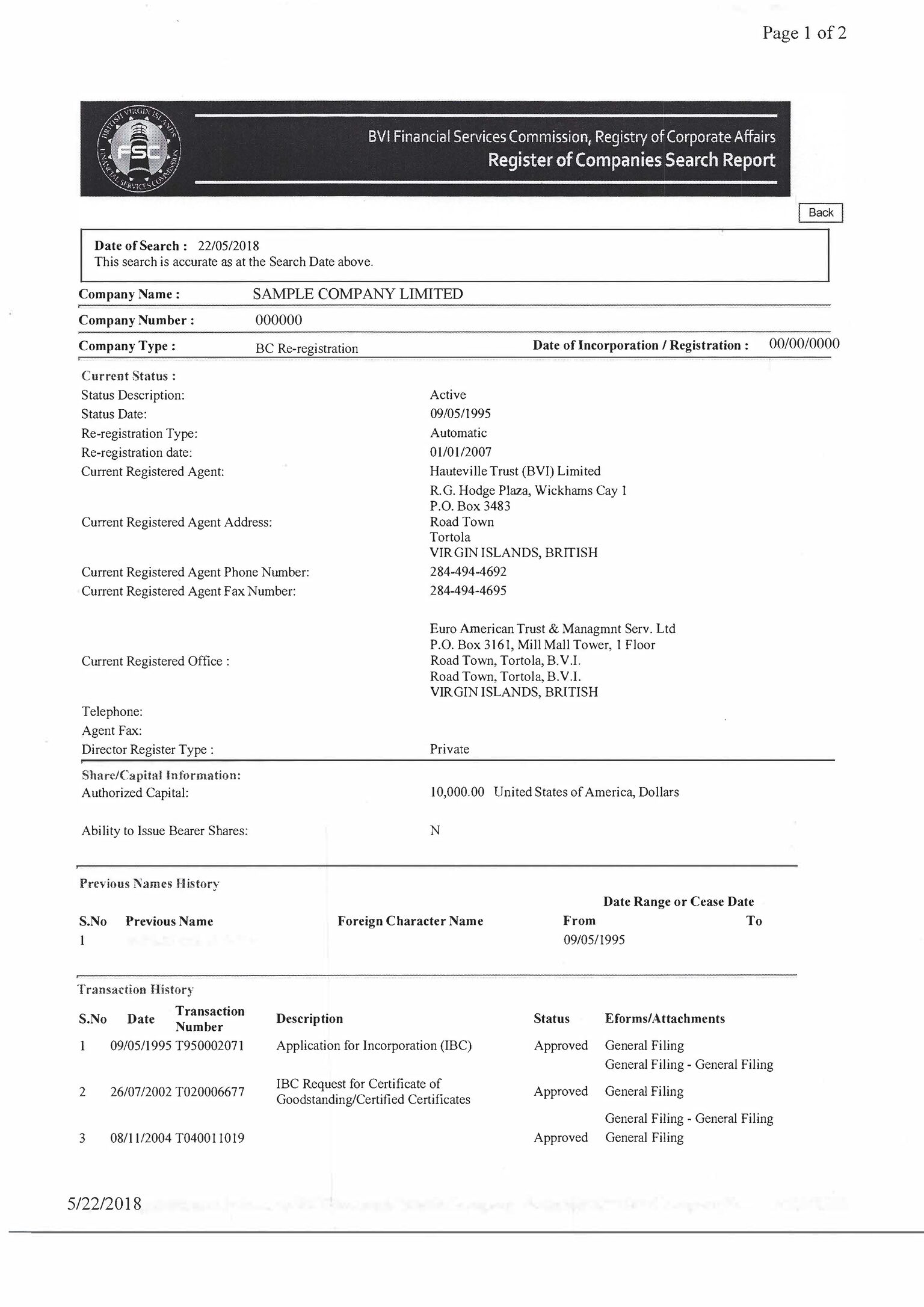 BVI Company Search alternate format - VIRRGIN sample